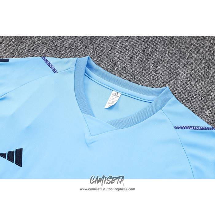 Chandal del Argentina 2023-2024 Manga Corta Azul - Pantalon Corto